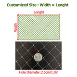 Flower Bed/Farmland/Fish Ponds/Garden Protective Mesh Net - 1 inch Mesh Size,Anti Bird Fence Netting - Reusable & Cuttable, White Clear Nylon Fabric(35x45m/114.8x147.6ft)