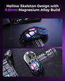 GravaStar Mercury X Pro Wireless Gaming Mouse, Come with 8K Dongle – 32,000 DPI PAW 3950 Sensor, 8,000Hz Polling Rate