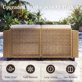 LazySunsets Patio Furniture Set with 10'' Ultra-Thick Cushions