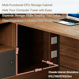 Modern Cubicle Office Workstation Desk with Privacy Panels, Modular Multi-Person Partition Desk, Computer Desk with Storage & for Office, Call Center & Team Workspace (B-Right, 1 P)