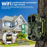 M. A. C.® 4K Trail Camera equipped 48MP Resolution, 0.2s Trigger Speed, 2" TFT Display, IP65 Waterproof, Game Camera with Night Vision Perfect for Wildlife, Home Security & Hunting The Men's Authority