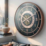 THE GEARS CLOCK 24'' Inch Real Moving Gear Wall Clock Sweden Line Gothenburg (24 inches (59 cm))