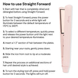 L’Ange Hair Straight Forward Titanium Flat Iron | Professional 2-in-1 Hair Styling Iron | 1" Snag-Free Hair Straightener | Fast Heat-Up, Adjustable Temperature, Auto Shut-Off, Dual Voltage, Blush