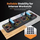 Push-Up Board, Portable Home Fitness Set,Full-Body Workout welsteepse