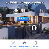 Doorbell Camera Wireless, 720P HD Smart Doorbell 4.5" Monitor Screen