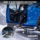 OEDRO 6" Running Boards Two-Stair Fit for 2018-2026 Jeep Wrangler JL 4 Door