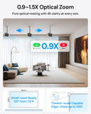 Valerion VisionMaster Pro 4K Laser Projector — 240Hz/4ms Gaming, 300" IMAX Enhanced Theater with EBL, 3D&Dolby Vision, 2× Faster Multitasking, AI Smart OS, 2500 ISO Lumens, 0.9–1.5x Optical Zoom