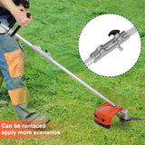 Haibinsuo Lawn Mower, 52CC Gas Weed Trimmer, Cordless Hedge Trimmer, 2-Stroke Brush Cutter, Brush Orange