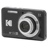 KODAK PIXPRO FZ55 16MP Compact Digital Camera, 5X Optical Zoom, Black