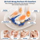Musugy Shiatsu Foot Massager with Heat : 2026 Upgraded Deep Kneading Foot Massager Machine with Vibration & Compression for Plantar Fasciitis & Neuropathy - Relax for Office Home Use, Silver