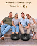 COMFIER 2026 Shiatsu Foot Massager with Heat,Compression,Kneading &Rolling,Foot Massager for Neuropathy,Plantar Fasciitis,Upgraded for Larger Feet Machine(Size 15),Home or Office,for Men Women