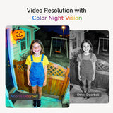Noorio Wireless Doorbell Camera, 2K Video, Battery Powered, 140° Wide Angle