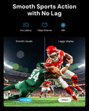 AWOL VISION Aetherion Max 4K Projector, Triple Laser UST Projector, 3300 ISO Lumens, Daytime Viewing, PixelLock™ 200" Laser TV,6000:1 Contrast,Dolby Vision Gaming,1ms,Google TV