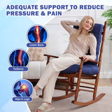 IPYNBAP Rocking Chair Cushion, Waterproof and Fade-Resistant Patio Chair Cushions,