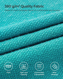 SONGMICS Double Hammock, 98.4 x 59.1 Inches, 660 lb Load Capacity, with Compression Bag, Mounting Straps, Carabiners, for Terrace, Balcony, Garden, Outdoor, Camping, Turquoise UGDC15BU