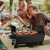 2 in 1 Barbecue Grill with Rotisserie Grill Kit, Portable Folding Outdoor Charcoal Grill, Stainless Steel Spit Roaste BRANDMAN GRILLS SINCE 1987