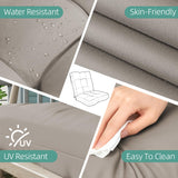Outdoor Chair Cushions Set of 2, 42x21x4 Inch Patio Cushion for Dining/Rocking Chairs