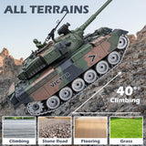 Supdex RC Tank, 1:18 Alloy Metal US M60 Remote Control Army Model Toys, 2.4Ghz RC Vehicle with Realistic Smoke, Sound and Lights, Military Tank That Shoots BBS for Adults and Kids