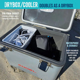 Engel UC7 7.5qt Leak-Proof, Air Tight, Drybox Cooler and Small Hard Shell Lunchbox for Men and Women in British Racing Green