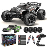 X-TMAGA 1:14 Scale All Terrain RC Cars for Adults & Boys (HS14323), Max Fast 40+ KPH, 4WD Off-Road RC Truck for Snow & Sand & Mud, 4X4 Waterproof Remote Control Car with 2 Rechargeable Batteries