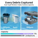 (2026 New) AIPER Experts Duo: Scuba V3 & EcoSurfer S2, 360° Top-to-Bottom Cleaning, 7 Day Hands-Free Care, 10x Faster Pool Cleaning with AI Patrol, Auto-Parking & Water Quality Maintenance, Gray