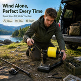 Fishing Line Spooler for Large Spools, Holds Filler and Bulk spools, Portable line Winder Fishing line Spooler with Heavy-Duty Steel Construction, Foldable and Adjustable Tension, Fishing Gears Gifts