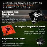 Frogger Extra Large Amphibian 2-in-1 Towel, Golf Bag Rain Hood, Cover Equipment When Raining, Clean