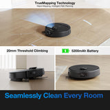ECOVACS DEEBOT N20e Plus Robot Vacuum and Mop, 10000Pa Suction, Self-Emptying Bagless Base, Tangle-Free for Pet Hair, Smart Mapping, 300 Min Runtime, Alexa, Hardwood/Carpet/Tile