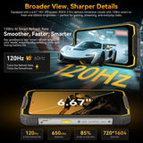 Blackview Rock 2 Pro 5G Rugged Phone Android 16, 15000mAh/33W Dual 400LM Camping Light, 32(8+24) GB+256GB/2TB Rugged Smartphone Unlocked Gemini AI, 16MP+13MP 6.67" 2.4K 120Hz Glove Mode/NFC