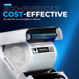 Nelko Label Maker Machine with 3 Tapes,PM220 Bluetooth Label Printer,White