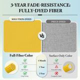 Wellsin Outdoor Chair Cushions for Patio Furniture, 3-Year Color Fastness Patio Chair Cushions Set of 4