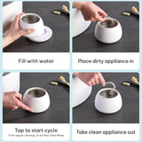 Zima Dental Pod PRO: New Ultrasonic Retainer Cleaner Machine. Market-Leading, Best Aligner Cleaner, Nightguard Cleaner, Mouthguard Cleaner, Denture Cleaner, Ultrasonic Cleaner for Oral Dental Care