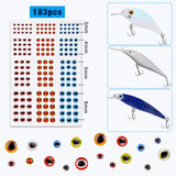 Unpainted Fishing Lures Making Kit, 286pcs DIY Lure Blank Crankbaits Minnow Hard Bait Set with Treble Hooks,Split Rings,3D Eyes,Fishing Lure Stickers Pliers DIY Fishing Tackle SILANON