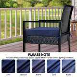 Outdoor Chair Cushions Set of 4 -Waterproof Outdoor Seat Cushions for Patio Furniture