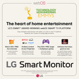 LG 27U730SA-W 27-Inch Smart 4K UHD (3840 x 2160) IPS Computer Monitor, HDR10