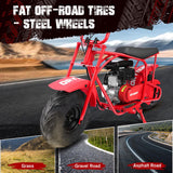 BRM100 Mini Dirt Pit Bike 105cc 4-Stroke Off Road for Teens Adults 220 LBS