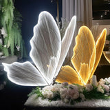 FLYINSKY Wedding Butterfly LED Floor Lamp - Creative Ceiling Decoration Props for Wedding, White, 60cm/23.6in Floor Lamp 1pcs