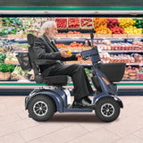 MobiCyc 32 Miles Heavy-Duty 4-Wheel Mobility Scooter for Seniors &Adults