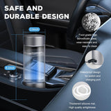 Hydrogen Water Bottle Generator with SPE/PEM–Portable Molecular Hydrogen Rich Water Machine, Rechargeable,5000 ppb,LED Timer for Home, Office, Travel, Sports,Birthday & Christmas Gift