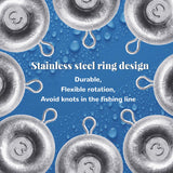 24pcs Sinkers Fishing Weights Coin Disc Sinker Fishing Sinkers Weights  (B-3oz-24pack) Bnqoe