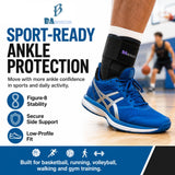 Baboscos Ankle Brace, Figure 8 Lace-Up Stabilizer for Sprain Support
