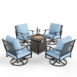 MIXPATIO Patio Furniture Set with Fire Pit Table