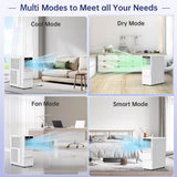 Humhold 12000BTU Portable Air Conditioners with Remote, Floor Standing Cooling Portable AC Unit with Fan & Dehumidifier,Sleep and Timer Mode,For Room up to 500 sq.ft, Windows Sealing Kit Included