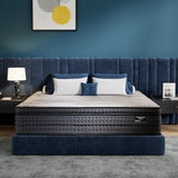 SURLUNKEYS King Mattress Medium Plush - 14 Inch Memory Foam Hybrid Mattress Strong Edge Support Without Motion Transfer for Deep Sleep, Grey