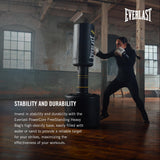 Everlast P00001266 Powercore Free Standing Indoor Rounded Heavy Duty Fitness Training Punching Bag Everlast