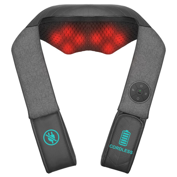 Neck and Back Massager for Pain Relief Deep Tissue, Shiatsu Neck Massager with Heat Nekteck