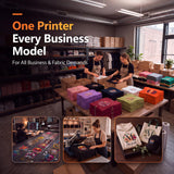 DXZ A4 8.3" DTF Printer with XP600 Printhead, 2X Faster Than R1390/L1800, Automatic Maintenance, One-Click Ink Extraction, White Ink Stirring, 2-Year Ink Supply