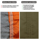 Onewind 11ft Ultralight Camping Hammock, Portable Hammock, 40D 1.7oz Nylon Ripstop with 2 * 12Ft Tree Straps for Camping Hiking Backpacking, 11' x 55" OD Green