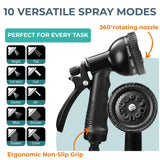 Pressurized Camping Shower (8L/2.1 Gal) – Portable Beach Shower for Surfing, Camping & Van Life – Outdoor Rinse Kit with Hand Pump & 10 Spray Modes – Portable Water Sprayer Pets & Gear | AVANTI CAMP