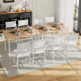 Dining Table Set for 4 with Chairs, 5-Piece Kitchen Table and Upholstered Padded Chairs Set for Small Space,
